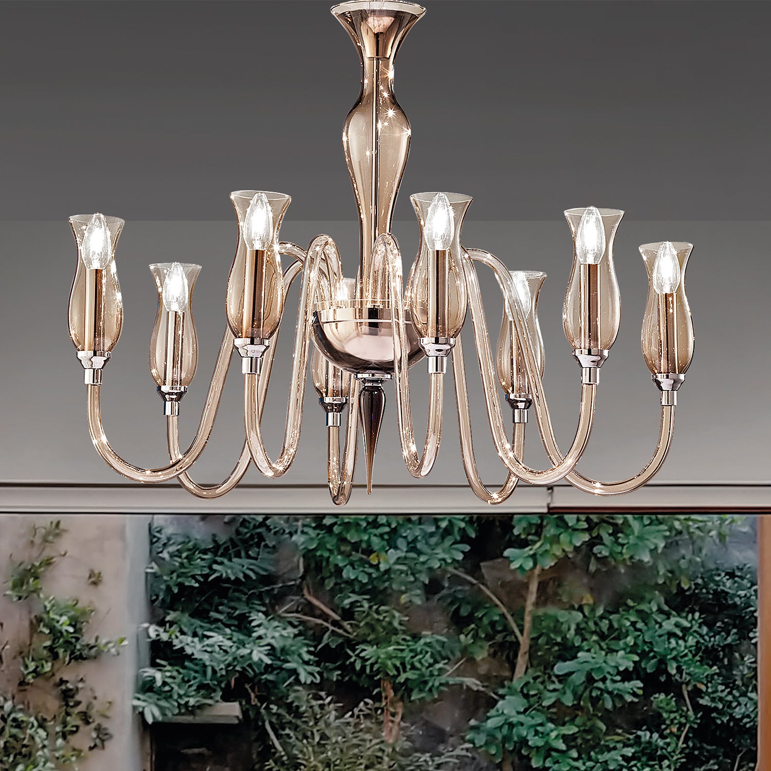 TEODATO CHANDELIERS MURANO GLASS