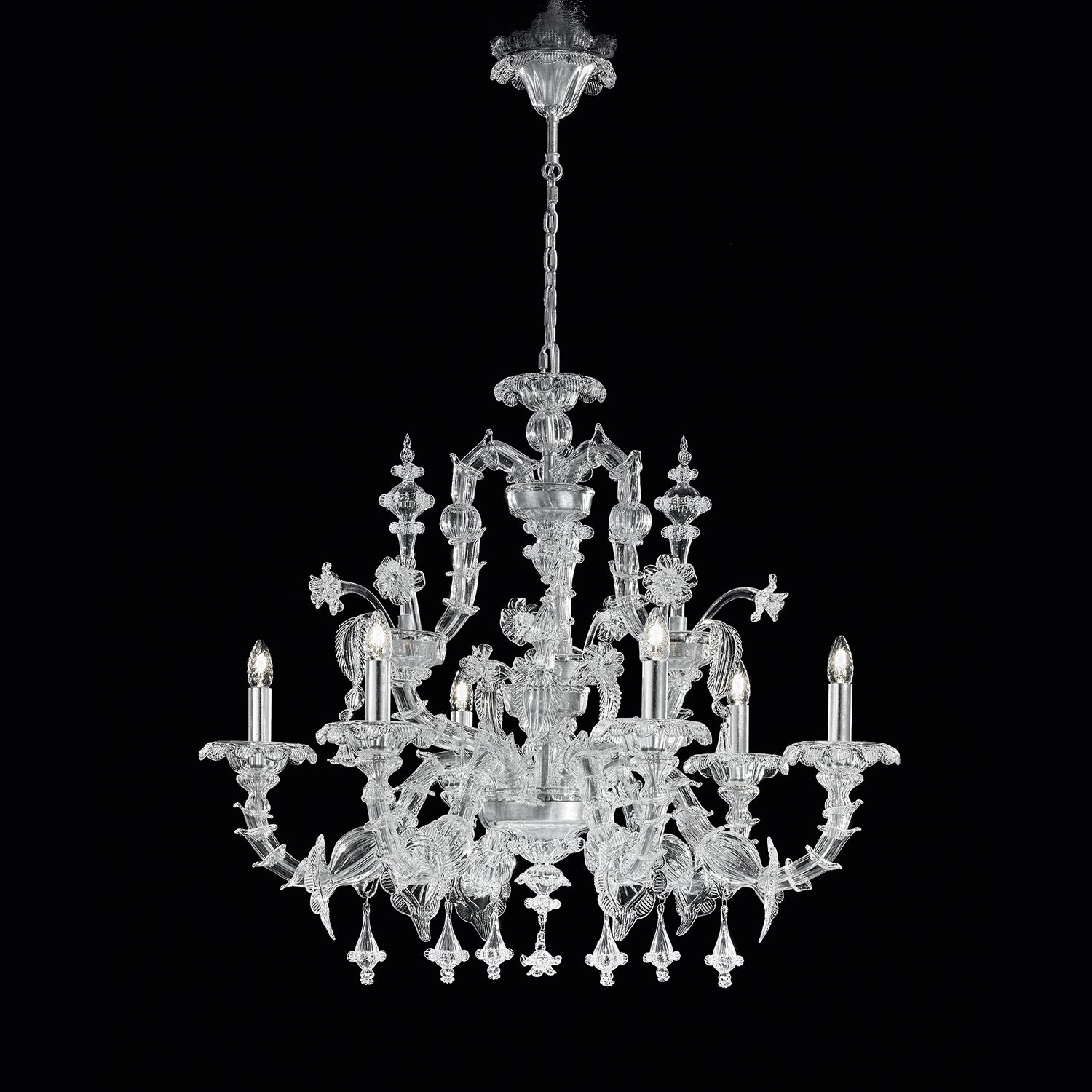 REZZONICO CHANDELIERS MURANO GLASS - Italian Concept