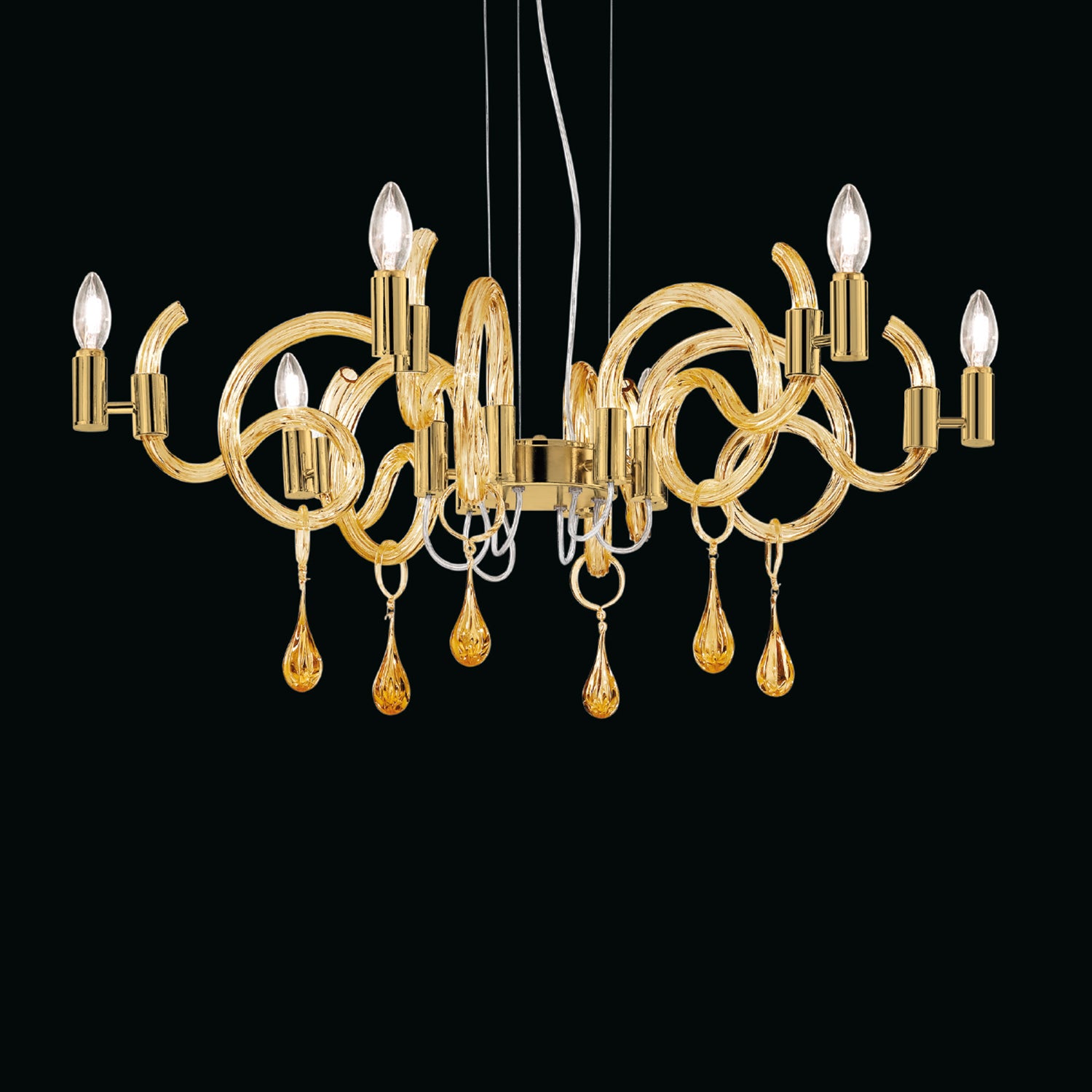 STREET CHANDELIERS MURANO GLASS