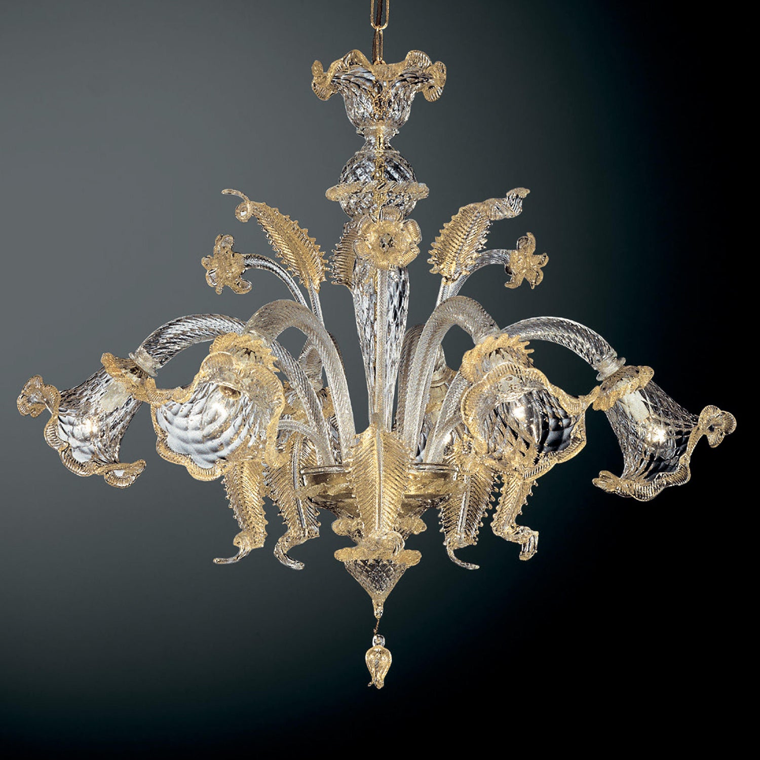 GEPPA CHANDELIER MURANO GLASS - Italian Concept