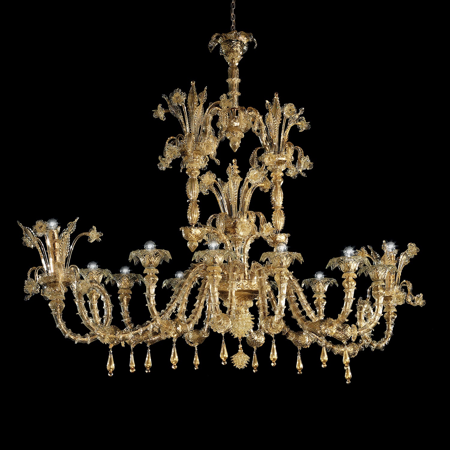 BERLINER CHANDELIER MURANO GLAS - Italian Concept