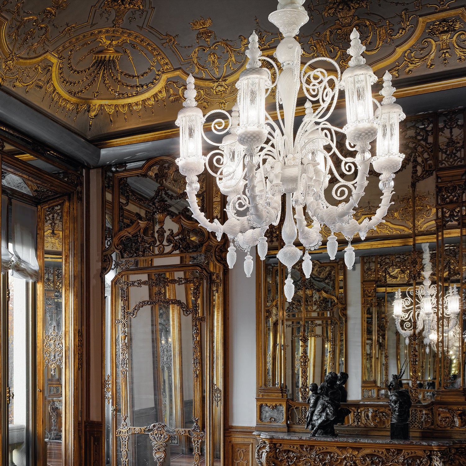 BUCINTORO CHANDELIER MURANO GLASS - Italian Concept