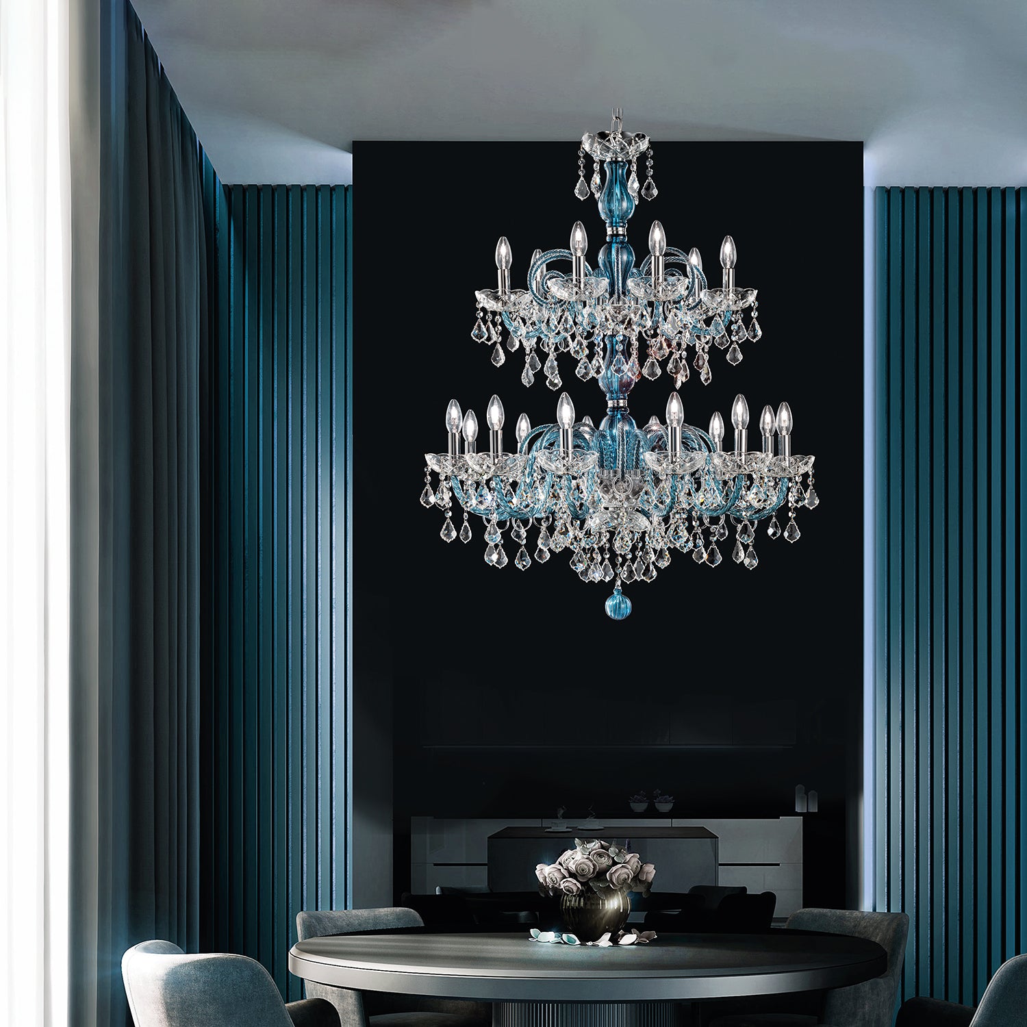 DANDOLO CHANDELIER CRYSTAL - Italian Concept