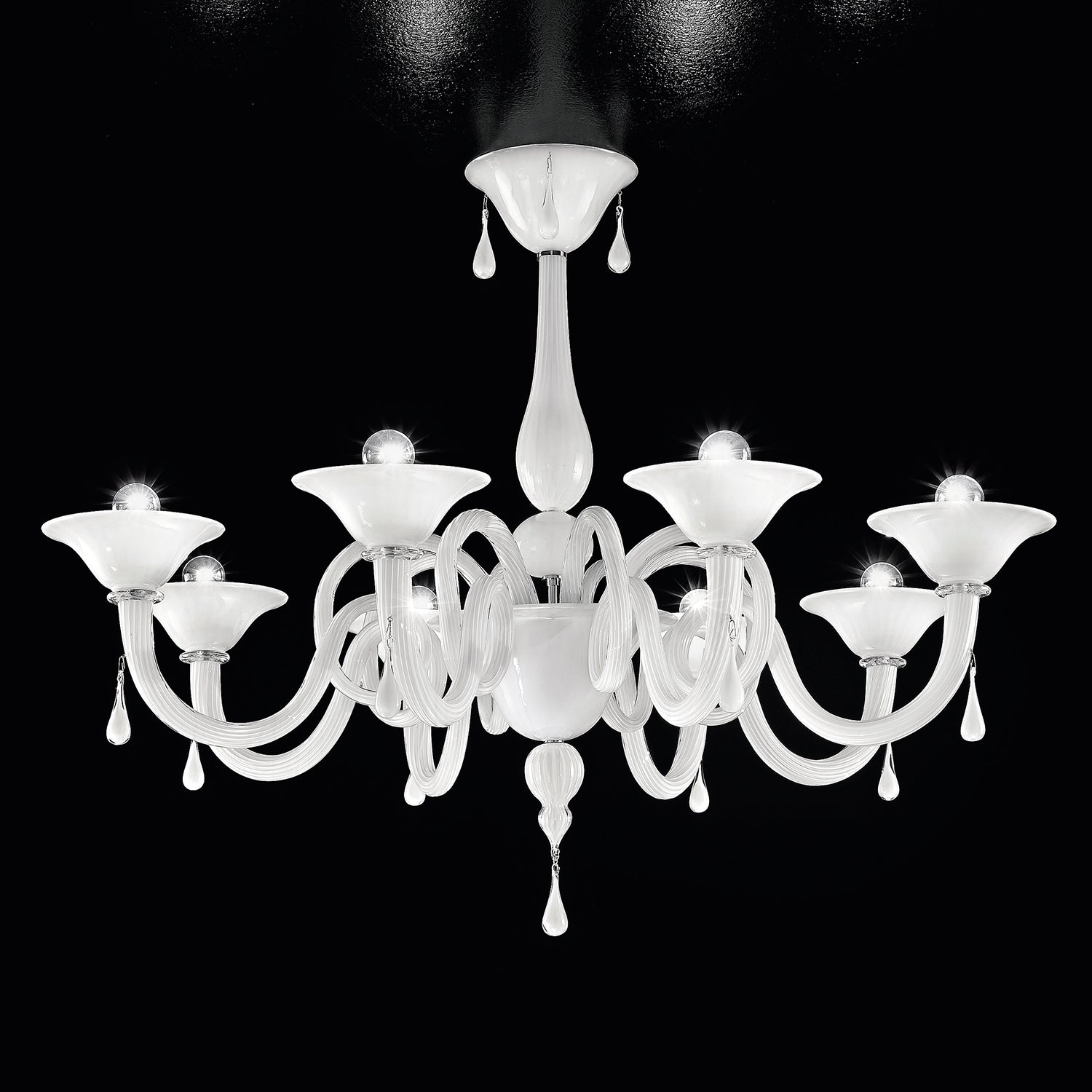 DOLFIN CHANDELIER MURANO GLASS - Italian Concept