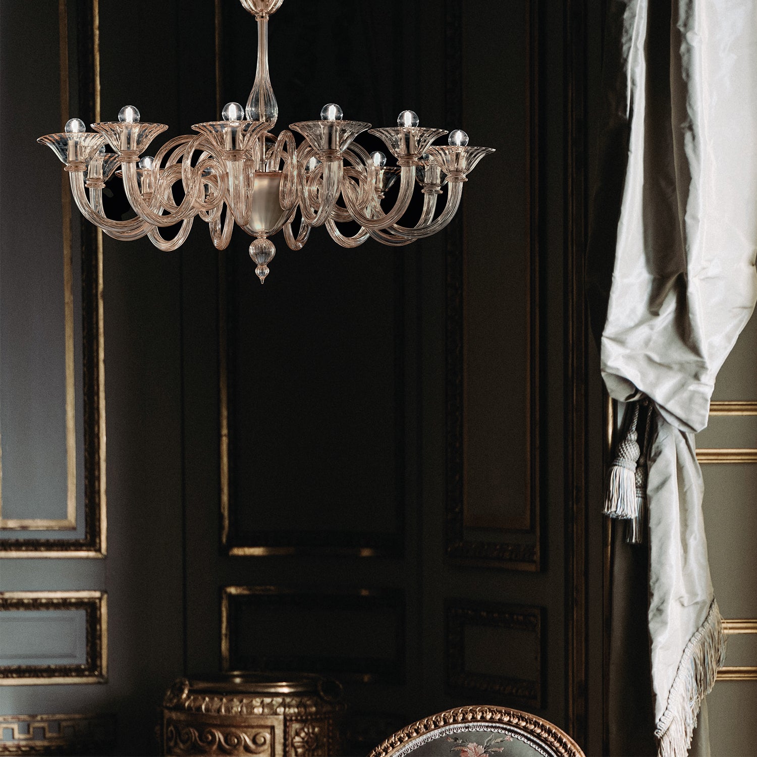DOLFIN CHANDELIER MURANO GLASS - Italian Concept