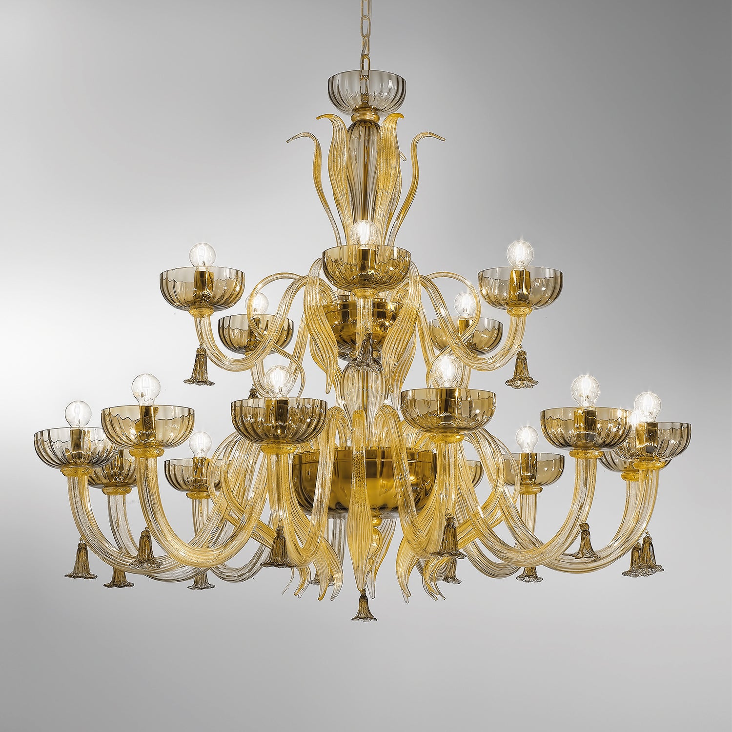 FOSCARI CHANDELIER MURANO GLASS - Italian Concept
