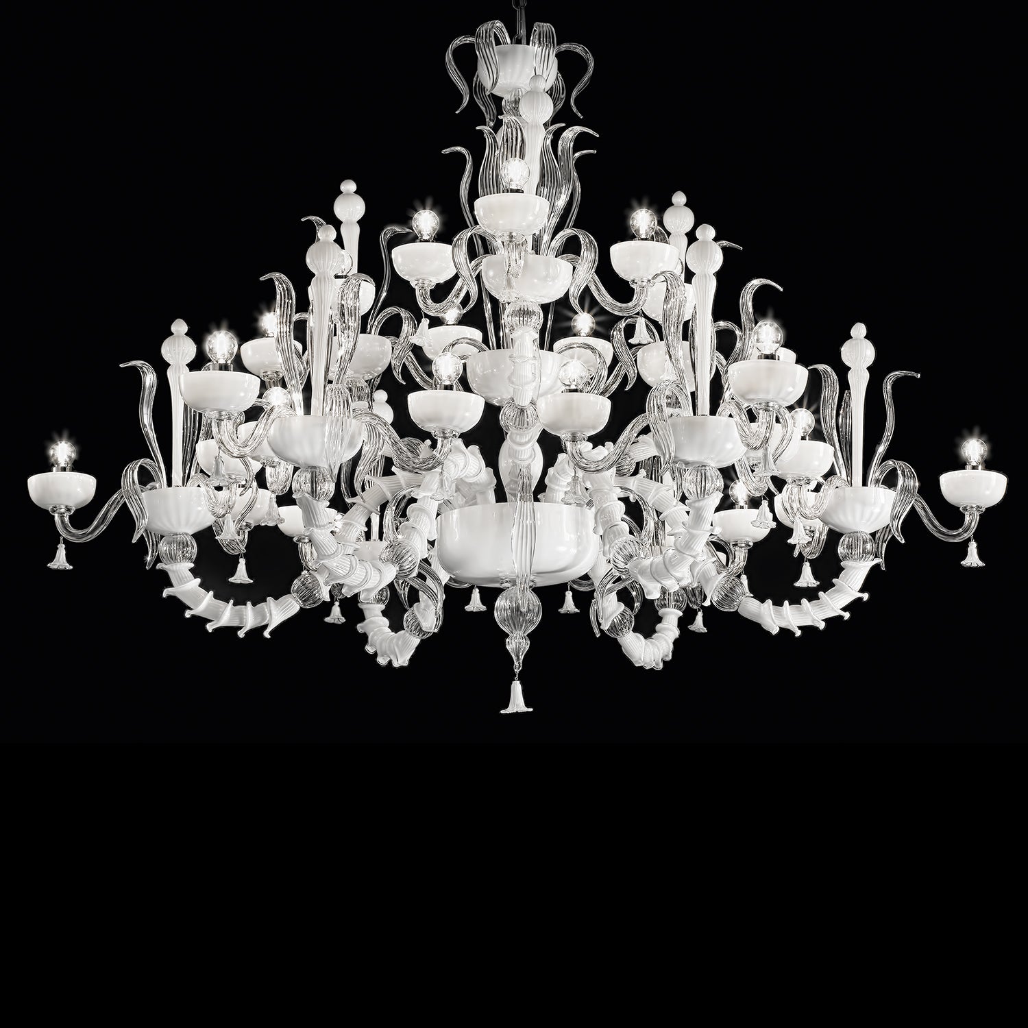 FOSCARI CHANDELIER MURANO GLASS - Italian Concept