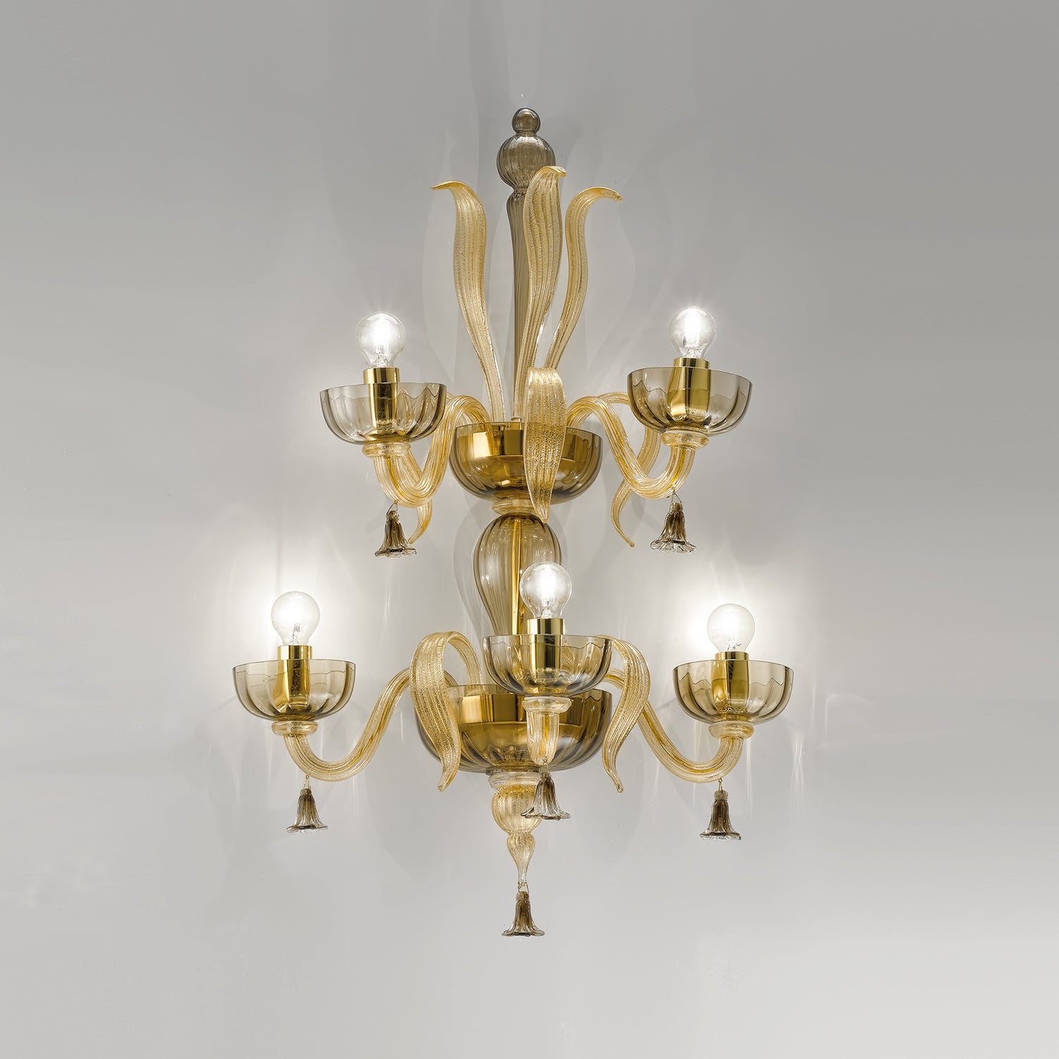 FOSCARI CHANDELIER MURANO GLASS - Italian Concept