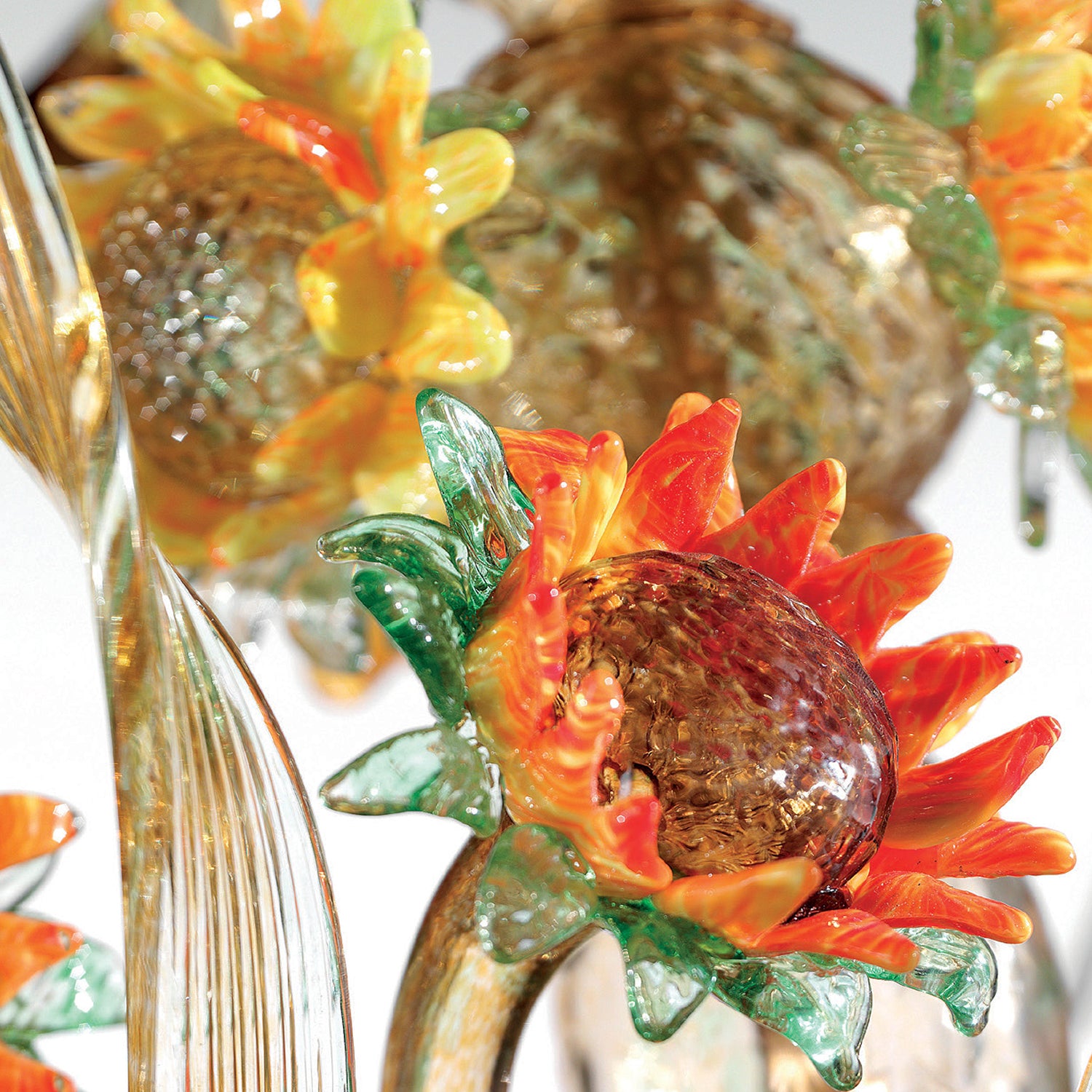 GIRASOLI CHANDELIER MURANO GLASS - Italian Concept