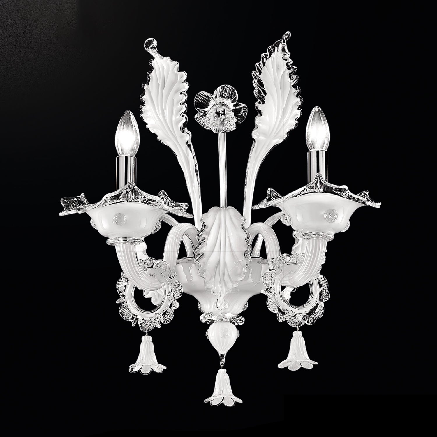 GIUSTINIAN WALL LIGHT MURANO GLASS - Italian Concept