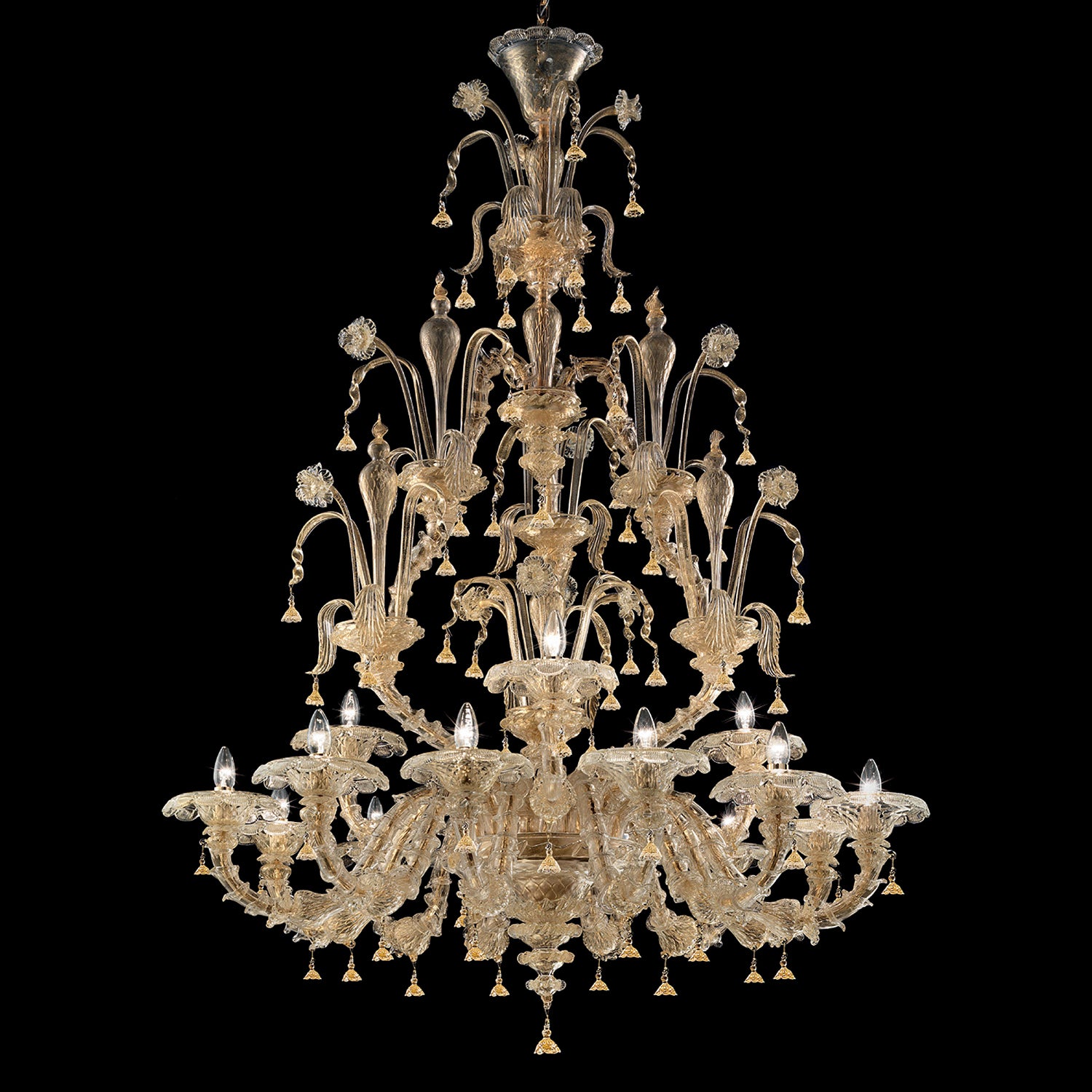 STATUA CHANDELIER MURANO GLASS - Italian Concept